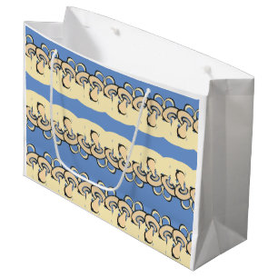 Baby Boy Schnuller Abstrakt Große Geschenktüte