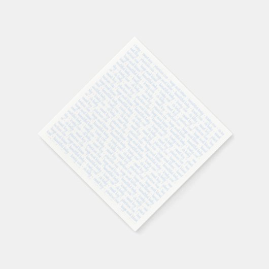 Baby Boy Serviette (Ecke)