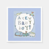 Baby Boy Serviette (Vorderseite)