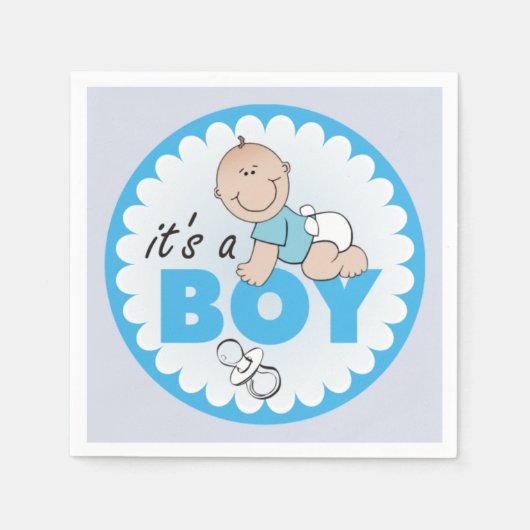 Baby Boy Serviette (Vorderseite)