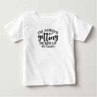 Baby-Boy-Shirt 'Ich werde immer von Damen aufgehob