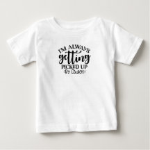 Baby-Boy-Shirt 'Ich werde immer von Damen aufgehob