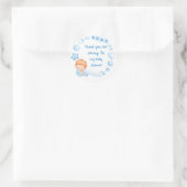 Baby Boy Showdusche Danke, dass du Sticker (Tasche)