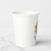 Baby Boy Shower • Capybara Design Pappbecher (Rechts)