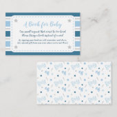 Baby Boy Shower Card Bringen Sie eine Reservekarte Begleitkarte (Vorne/Hinten)