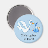 Baby Boy Shower Favoriten Magnet (Vorderseite/Rückseite)