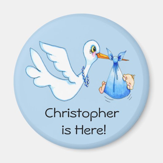 Baby Boy Shower Favoriten Magnet (Vorne)