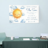 Baby Boy Shower Hier kommt der Sohn Banner (Messeveranstaltung)
