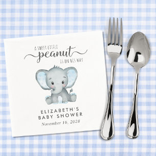 Baby Boy Shower Niedlich Elephant Serviette