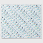BABY BOY SHOWER/PARTY STUFF GESCHENKPAPIER (Flach)
