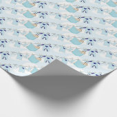 BABY BOY SHOWER/PARTY STUFF GESCHENKPAPIER (Ecke)