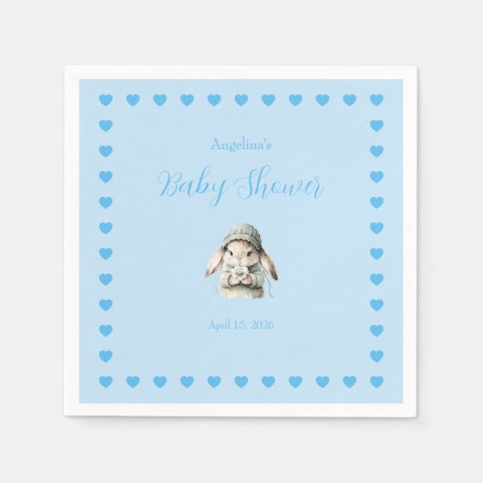 Baby Boy Shower Servietten (Vorderseite)