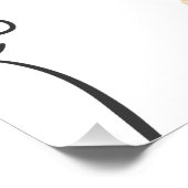 Baby Boy Shower Welcome Sign • Capybara Theme Poster (Ecke)