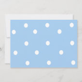 Baby Boy Sip und siehe Einladungen (Rückseite)