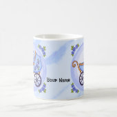 Baby Boy Sock Monkey Buggy Tasse (Mittel)