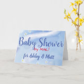 Baby Boy Soft Daisies Watercolor Geschenkkarte Karte (Gelbe Blume)