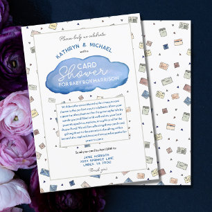 Baby Boy Sprinkle Card Dusche Einladung