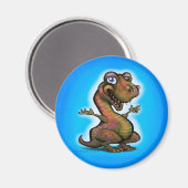 Baby Boy T-Rex Magnet (Vorderseite/Rückseite)