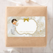 Baby Boy Taufe Christening Communion Gold White (Insitu)
