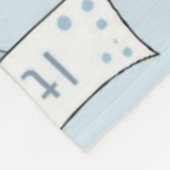 Baby Boy Teddy Bear Baby Blanket Fleecedecke (Ecke)