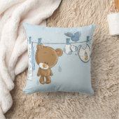 Baby Boy Teddy Bear Baby Kissen (Decke)