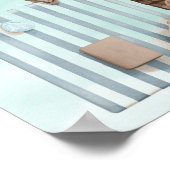 Baby Boy Teddy Bear Basket of Toys Poster (Ecke)