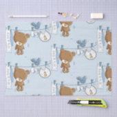 Baby Boy Teddy Bear Seidenpapier (Handwerk)