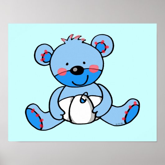 Baby Boy (Teddybär) Poster (Vorne)