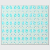 Baby Boy Twins Geschenk Geschenkpapier (Flach)