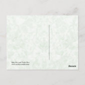 Baby Boy und Teddy Bear Postkarte (Rückseite)