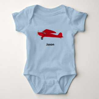 Baby Boy Vintag Airplane Bodyssuiten mit 1 Stück Strampler