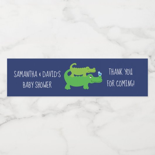 Baby Boy Wasser Flasche Etikett (Einzelnes Label)