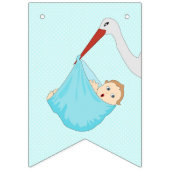 Baby Boy Wimpelkette (Dritte Fahne)