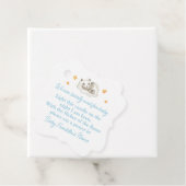 Baby Boy wir können Babydusche frühzeitig abwarten Geschenkanhänger (Beispiel)