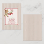 Baby Boy Woodland Animal Books for Baby Begleitkarte (Vorne/Hinten)