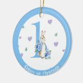 Baby Boy's 1. Weihnachts-Foto Dekoration Rabbit (Links)