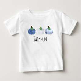 Baby Boys Blue Pumpkin Trio T - Shirt