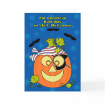 Baby Boy's erstes Halloween Pumpkin Pirate und Fle