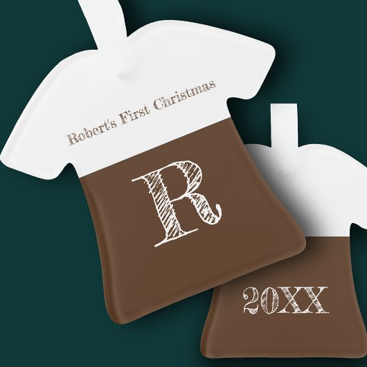 Baby Boy's First Christmas Ornament