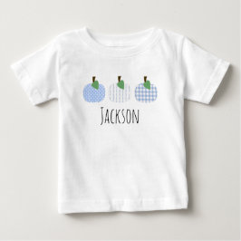Baby Boys Light Blue Pumpkin Trio T - Shirt