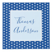 Baby Boys mit Geburtsstaten und Foto Würfel (Vorderseite)