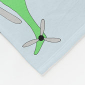 Baby Boys Niedlich Blue Train Milestone Fleecedecke (Ecke)