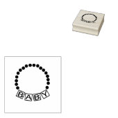 Baby Bracelet Art Briefmarke Gummistempel (Stempel)
