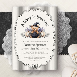 Baby-Brauerei Halloween-Baby-Party Einladung