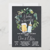 Baby Braut Baby Dusche Einladung (Vorderseite)