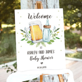 Baby Braut Baby Shower Party Begrüßungszeichen Poster