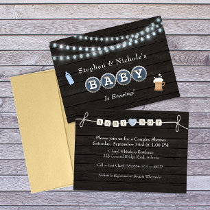 Baby braut Babydusche Einladung