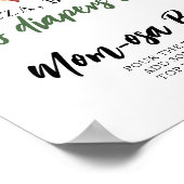 Baby braut Babydusche Momosa Bar Poster (Ecke)