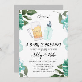 Baby Braut Beers & Cheers Coed Baby Dusche Einladung