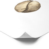 Baby braut Begrüßungskaffee Babydusche Party Poster (Ecke)